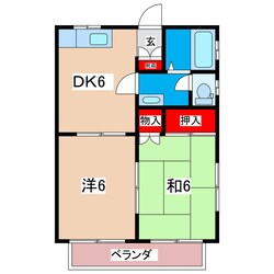 ワカバハイツの物件間取画像